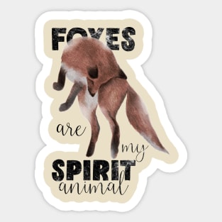 Spirit Animal Fox Sticker